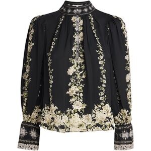 Alice + Olivia NWOT Floral Marion Blouse